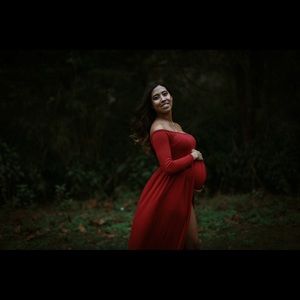 Maternity photo shoot dress